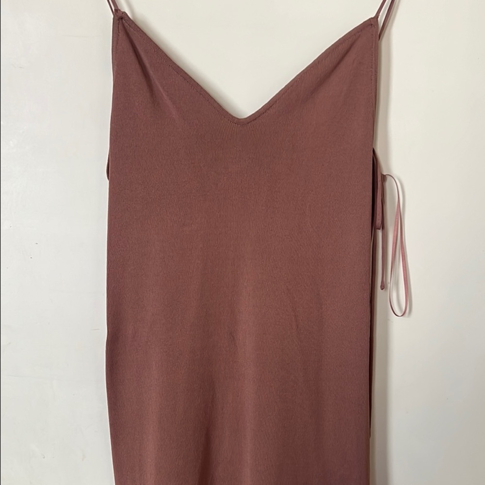 Elegant Pink Slip Dress